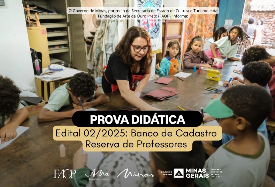FAOP divulga cronograma da prova didática de processo seletivo para Cadastro Reserva de Professores