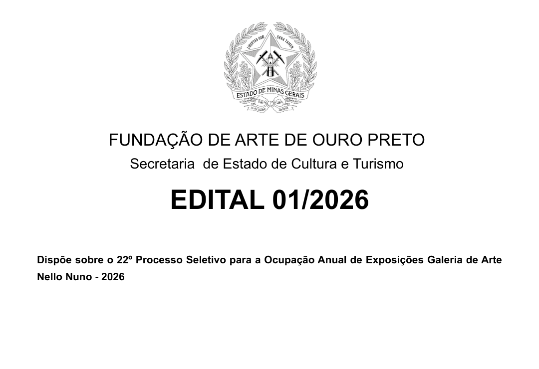 Edital 01/2026