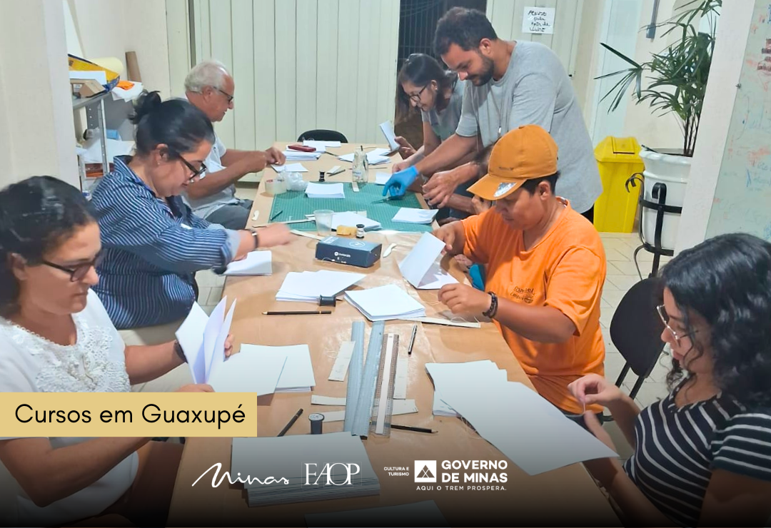 Formação artística da Faop em Guaxupé continua com novos cursos em abril